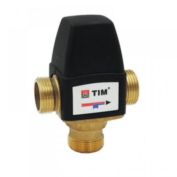Клапан TIM BL3110C03 термостатический смесительный 3/4" (3 наружнные резъбы)