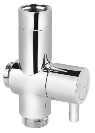 Дивертор KAISER 6558 (58DR) поворотный (керамический) 1/2"x1/2"x1/2"