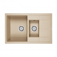 Мойка кварцевая FESTE, PM237850-QU, кварц, 775х495 мм, Paulmark