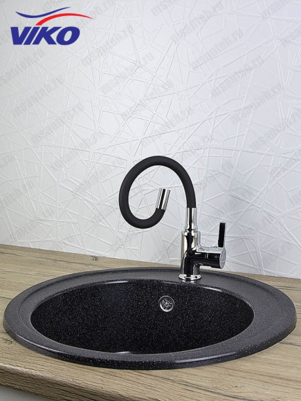 Смеситель VIKO V-4024 для кухни, с гибким изливом