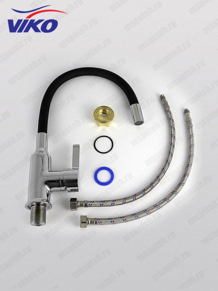 Смеситель VIKO V-4024 для кухни, с гибким изливом