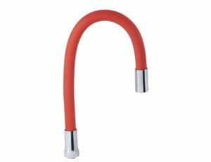 Излив VIKO V-0365 гибкий, для смесителя, Красный