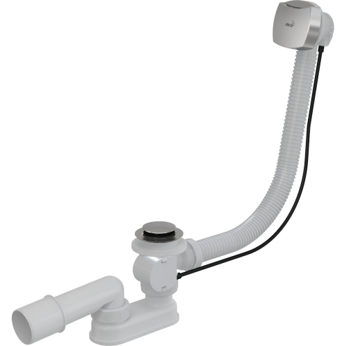 Обвязка Alca PLAST A55K-RU-01 для ванны 60см п/автомат (сифон, выпуск, перелив, колено, сифон, клапан)