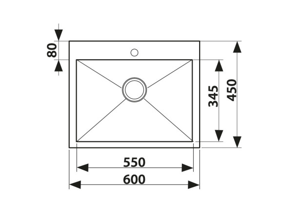Мойка KAISER KSM-6045 из нержавейки Мойка KAISER KSM-6045 из нержавейки