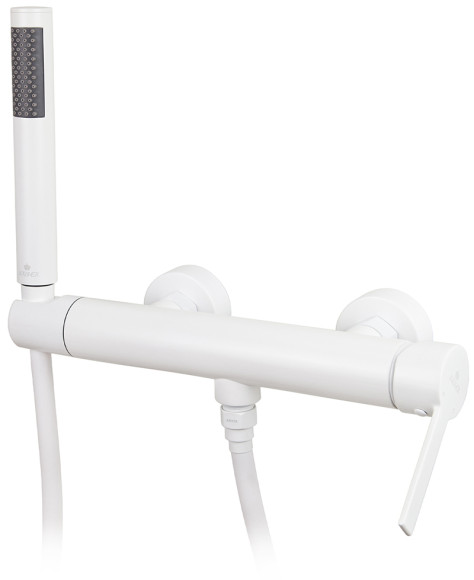 Смеситель KAISER 05477-4 Serio для душа, белый матовый