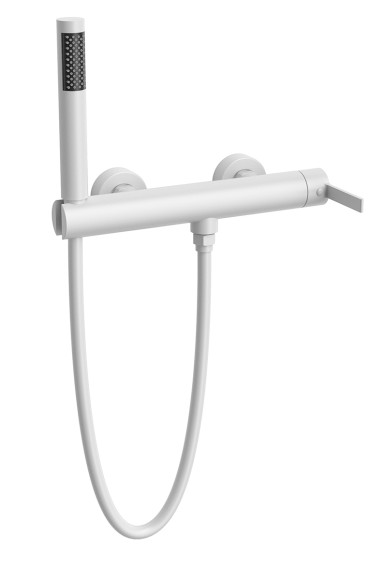 Смеситель KAISER 05477-4 Serio для душа, белый матовый