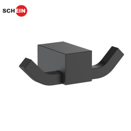 Крючок SCHEIN двойной черный (061-2MB) из латуни