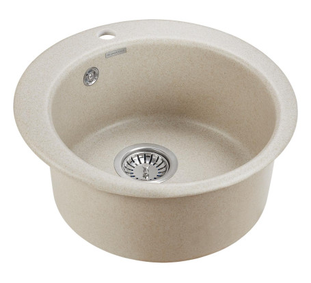 Мойка кварцевая GELEGEN, PM404800-BE, бежевый, D475 мм, Paulmark