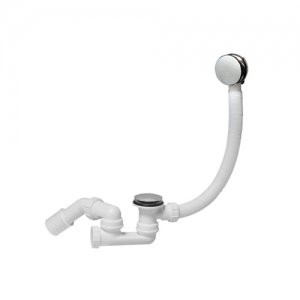 Обвязка McALPINE MRB8 CB для ванны автомат (сифон, выпуск, перелив, колено, сифон, клапан)