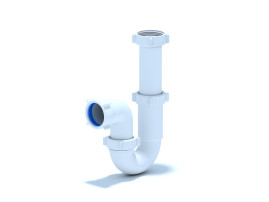 Сифон АНИ Пласт D0120 1½”*40 прямоточный без выпуска