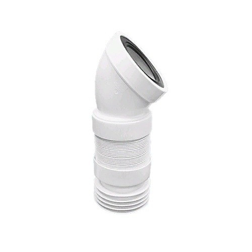 Труба фановая "McALPINE" 110/45* с манжетой, дл. 440мм MRWC-F45R