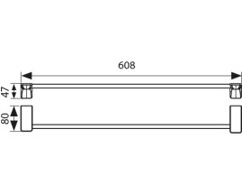 Держатель KAISER KH-4507 Glory полотенца 
