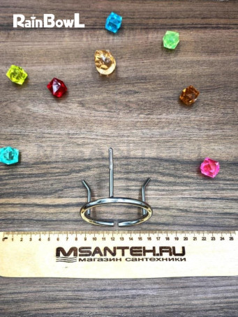 Держатель Rainbowl HOME стакана и мыльницы на 3-х ножках без стекла (0084)