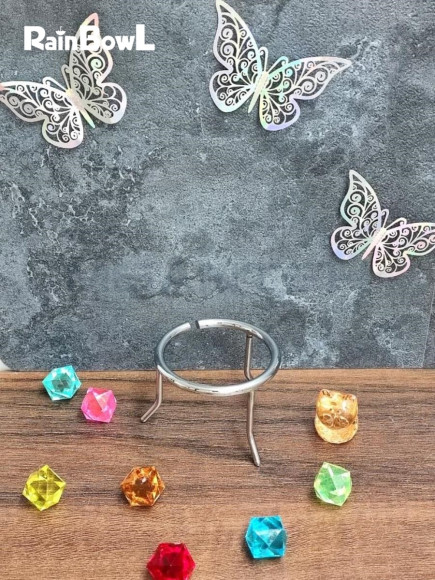 Держатель Rainbowl HOME стакана и мыльницы на 3-х ножках без стекла (0084)