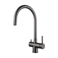 Смеситель для кухни с краном для питьевой воды PAULMARK Heller He213218-GM