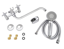 Смеситель KAISER 28155 Crystal для ванны