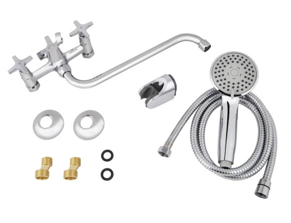 Смеситель KAISER 28155 Crystal для ванны