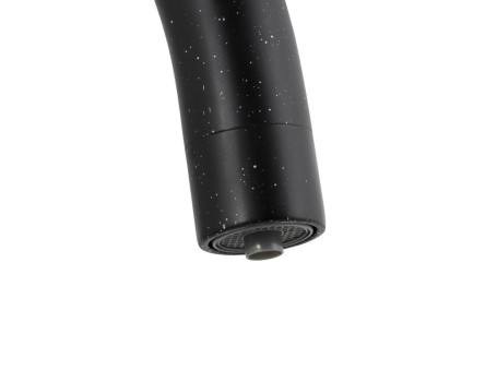 Смеситель KAISER 26744-12 Merkur для кухни, с краном для питьевой воды, черный мрамор