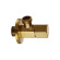 Кран KAISER 257/арт 255 Gold угловой 1/2х1/2 золотой