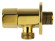 Кран KAISER 257/арт 255 Gold угловой 1/2х1/2 золотой