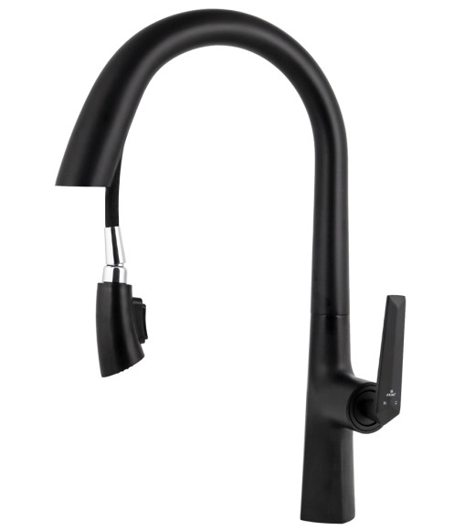 Смеситель KAISER 09066-2 Strike для кухни с выдвижным изливом