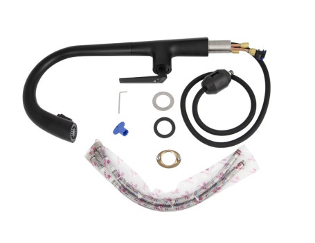 Смеситель KAISER 09066-2 Strike для кухни с выдвижным изливом