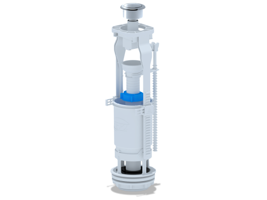 Сливной механизм АНИ Пласт WC7030M эконом (кнопка хром)