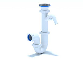 Сифон АНИ Пласт D1000 1-1/2"х 40 с носиком 