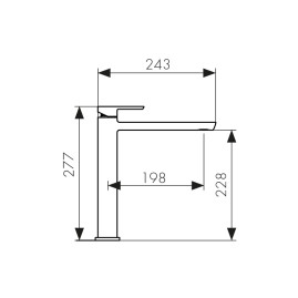 Смеситель KAISER 53033 Saga для раковины (6200 Картридж)