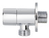 Кран KAISER 255 угловой 1/2х1/2 хром Сhrome