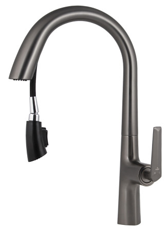 Смеситель KAISER 09066-15 Strike для кухни с выдвижным изливом