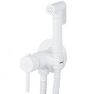 Смеситель VIKO V-4924 с гигиеническим душем Белый (латунь)