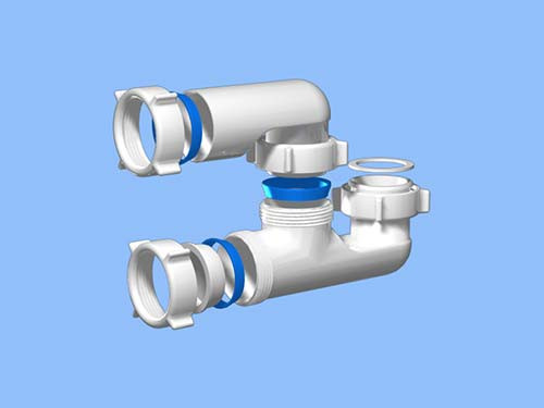 Сифон АНИ Пласт Е200 1-1/2" х 40 для ванны, регулируемый