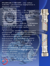 Подводка (вода) WМ ГИГАНТ Wm-6381-120 г/ш 1/2" 1,2м Eco (VK-20.5*120cm FМ1/2)