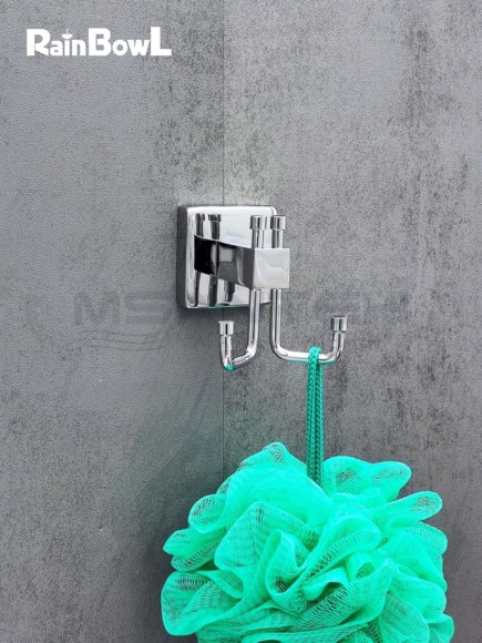 Крючок Rainbowl CUBE для ванной 2727-1 двойной хром