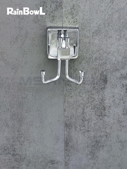 Крючок Rainbowl CUBE для ванной 2727-1 двойной хром