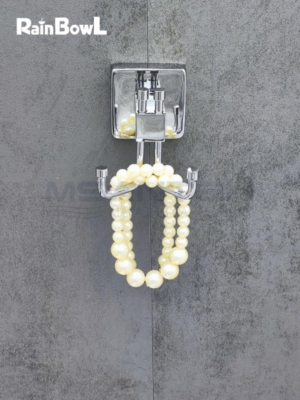 Крючок Rainbowl CUBE для ванной 2727-1 двойной хром