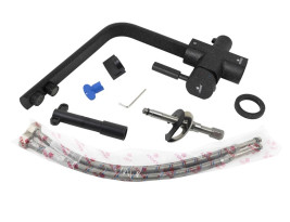 Смеситель KAISER 40144-12 Decor для кухни, с краном для питьевой воды, черный мрамор