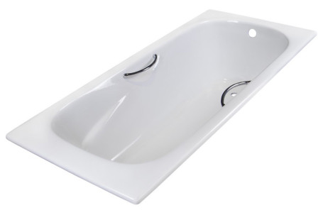 КВ-1705 Ванна KAISER чугунная с латунными ручками