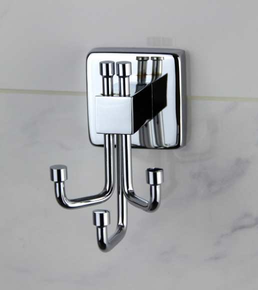 Крючок  халата тройной Rainbowl CUBE (2727)