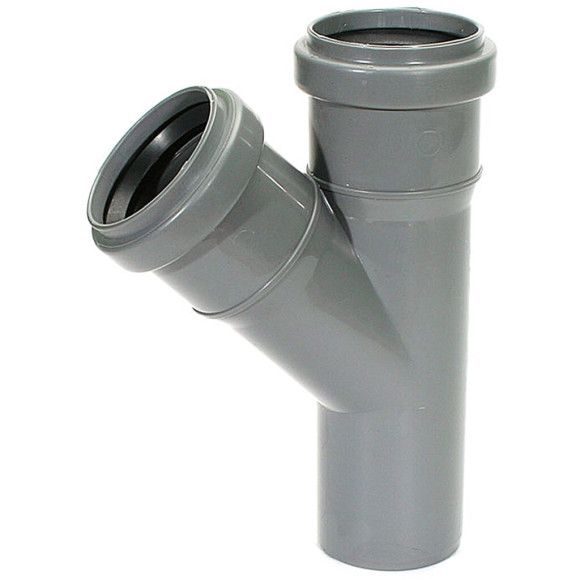 Тройник Pro Aqua 205545 Ø50х50 45 ПП Pro Aqua