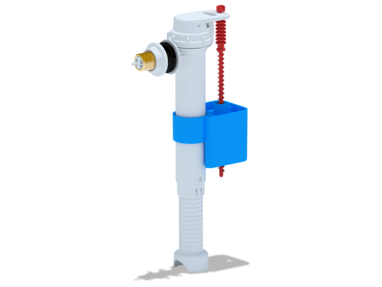 Клапан АНИ Пласт WC5020 впускной, 1/2" боковой латунь