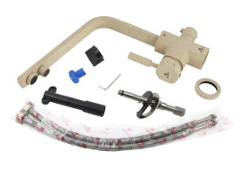 Смеситель KAISER 40144-16 Decor для кухни, с краном для питьевой воды, песочный мрамор