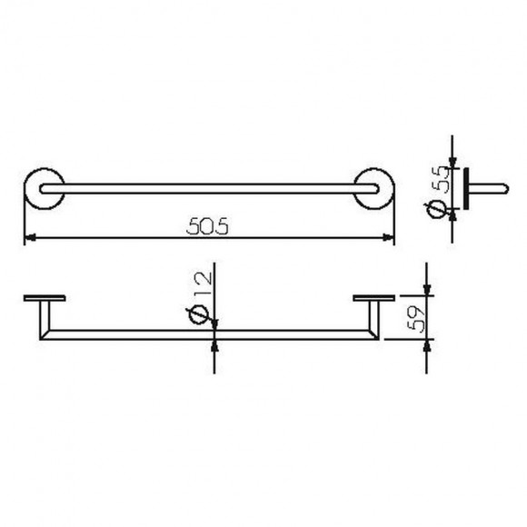 Полотенцедержатель 51 см на клейкой основе 3М LANGBERGER 30801D Полотенцедержатель 51 см на клейкой основе 3М LANGBERGER 30801D