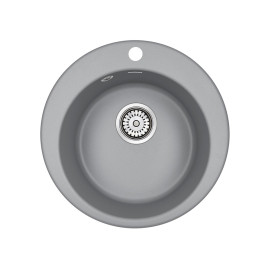 Мойка кварцевая GELEGEN, PM404800-GRM, серый металлик, Paulmark