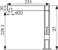 Смеситель KAISER 30044 Vicoдля кухни, хром Смеситель KAISER 30044 Vicoдля кухни, хром