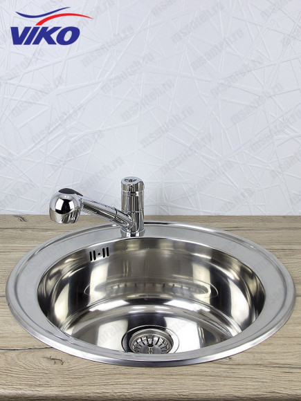 Смеситель для кухни VIKO V-6909 с вытяжной лейкой (лейка SM-032, V-0030) Смеситель для кухни VIKO V-6909 с вытяжной лейкой (лейка SM-032, V-0030)