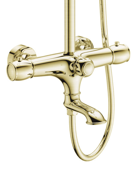 Душевая система KAISER 03182-1 Aria с термостатом 6282 Душевая система KAISER 03182-1 Aria с термостатом 6282