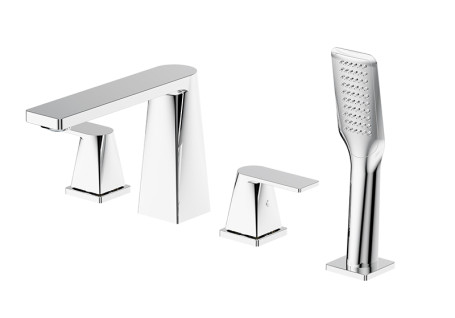 Смеситель KAISER 70122 Terso на ванну 5 отверстий