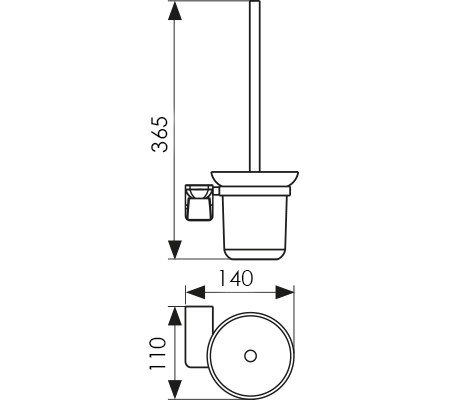 Ершик KAISER KH-4706 Vera настенный